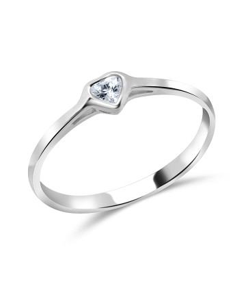 Silver Ring Little Heart 3mm. CSR-154-3